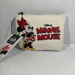 Primark Minnie Mouse Cosmetic Bag - Cream and Red